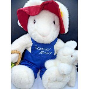 The Runaway Bunny 19" Large White Plush Rabbit Commonwealth Toys NICE